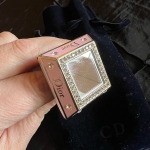 Authentic CHRISTIAN DIOR Princess Lipgloss Ring Bag Charm Pink